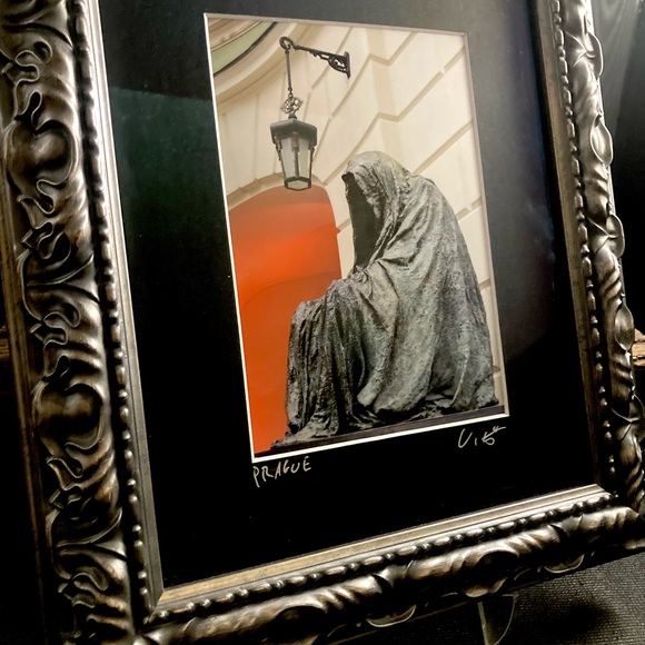 Custom Framed Grim Reaper Death Statue Art Prague - Picture 10 of 11